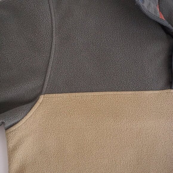 Patagonia Synchilla Snap-T Fleece Pullover Two-Tone Tan Gray Gorpcore Sweater S - Picture 8 of 12